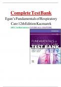 egans fundamentals of respiratory care 12thedition kacmarek test bank