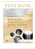 Lampignano: Bontrager’s Textbook of Radiographic Positioning and Related Anatomy, 10th Edition