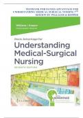 Test Bank for Davis Advantage for Understanding Medical-Surgical Nursing, 7th Edition, by Linda S. Williams, Paula D. Hopper. | 9781719644587 |All Chapters (1-57) LATEST