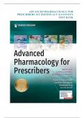 Test Bank for Advanced Pharmacology for Prescribers, 1st Edition by Brent Q. Luu, Gerald Kayingo, Virginia McCoy Hass All Chapters 1-26 Latest Edition, 2024