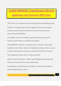 AAMI FHM&M Comprehensive Review Questions and Answers 100% Pass