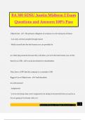 BA 300 SDSU Austin Midterm 2 Exam Questions and Answers 100% Pass