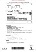 VERIFIED GCSE  MAY 2024 Pearson Edexcel Level 3 GCE History  Advanced Subsidiary PAPER 2: Depth study Option 2H.1: The USA, c1920–55: boom, bust and recovery Option 2H.2: The USA, 1955–92: conformity and challenge MERGED QUESTION PAPER> MARK SCHEME>