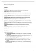 Samenvatting Nectar 4 havo Hoofdstuk 3 & 4 - Biologie