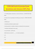 CMN 568 Unit 4 Everyone Exam Questions and Answers 100% Pass