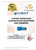 LCP4804 EXAM PACK [DETAILED QUESTIONS AND ANSWERS}