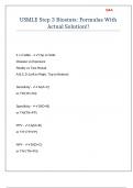 USMLE Step 3 Biostats Formulas With Actual Solution!!