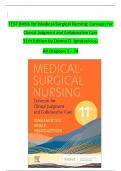 TEST BANK for Medical-Surgical Nursing: Concepts for  Clinical Judgment and Collaborative Care