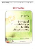 TEST BANK-Physical Examination and Health Assessment 7th Edition