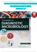 Test Bank For Textbook Of Diagnostic Microbiology  6th Edition By Connie R. Mahon Chapters 1 - 41