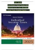 Test Bank for South-Western Federal Taxation 2025: Individual Income Taxes, 48th Edition by James C. Young | Complete Chapters