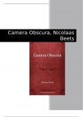 Boekverslag- Camera Obscura, Nicolaas Beets