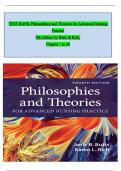 TEST BANK Philosophies and Theories for Advanced Nursing Practice 4th Edition by Butts & Rich, All Chapters 1-26 Chapters Covered,ISBN:9781284228823 /GET IT 100% ACCURATE!(Graded A+)