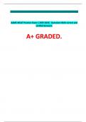 AAMC MCAT Practice Exam 1 2025-2026.  Questions With correct and verified Answers.  A+ GRADED.