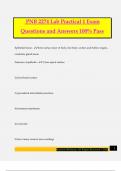 PNB 2274 Lab Practical 1 Exam Questions and Answers 100% Pass