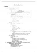 Tort Law SQE FLK1 Revision Cheat Sheet