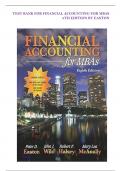 Test Bank for Financial Accounting for MBAs, 8th Edition, by Peter Easton & John Wild, All Chapters 1-13 LATEST