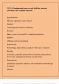 NU110 Galen College Of Nursing -NU110 Fundamental concepts and skills for nursing questions with complete solutions.