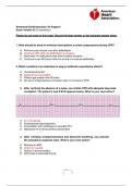 Acls exam version b | 50 Actual Questions With Verified answers | rationale