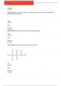 CHEM 210 Final Exam Questions and Answers / CHEM 210 Final Exam Questions and Answers