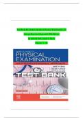 Test Bank For Seidel's Guide to Physical Examination An Interprofessional Approach 10th Edition by Jane W. Ball, Joyce E. Dains, All- Chapter 1 - 26