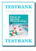 Test bank for focus on nursing pharmacology 7th edition by amy m karch