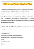 NR507 Exam 2025 / NR 507 Week 7 Exam Advanced Pathophysiology Expected Questions and Answers (2025 / 2026) (Verified Answers)- Chamberlain 