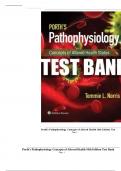 Test Bank for Porth's Pathophysiology Concepts of Altered Health States 10th Edition by Tommie L. Norris | 2018/2019 | 9781496377555 | Chapter 1-52 | Complete Questions and Answers A+