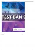  TEST BANK for Lewis's Medical-Surgical Nursing Assessment and Management of Clinical Problems 12th Edition | questions and answers