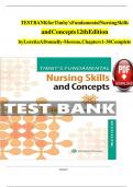 FULL TEST BANK Fundamental Nursing Skills and Concepts 12th Edition Timby