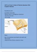 NU 110 Galen College Of Nursing -A&P Lect Exam 3 (Joints & Muscles) Questions With Complete Solutions