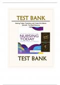 Test Bank Resource For Zerwekh’s Nursing Today- Transitions and Trends, 11th Edition (Chapters 14-26)