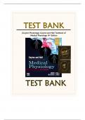 Test Bank Resources (Guyton Physiology) for Guyton and Hall Textbook of Medical Physiology 14th Ed. (85 CHAPTERS)