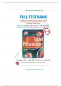 Test Bank Applied Pathophysiology For The Advanced Practice Nurse 1st Edition By Dlugasch, Story Isbn-9781284150452