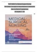 TEST BANK For Medical-Surgical Nursing   10th Edition Concepts for Interprofessional Collaborative  Care, by Donna D. Ignatavicius,   All chapters 1 – 69 