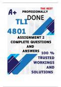 TLI4801 Assignment 2 (COMPLETE ANSWERS) Semester 1 2025 (801274) - DUE 10 April 2025