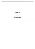 Samenvattingen - Le français des affaires jaar 1 (vocabulaire + grammaire)