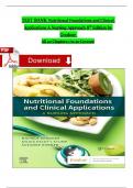 TEST BANK For Nutritional Foundations and Clinical Applications: A Nursing Approach 8th Edition y Grodner All Chapters 1-20 Fully Covered, Complete Latest Newest Edition Instant Download PDF