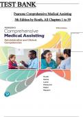 Test Bank For Pearson's Comprehensive Medical Assisting, 5th Edition by Kristiana Sue M. Routh, Diana Garza, Jennifer Lamé, Joseph J. Mistovich, Jahangir Moini, Jamie Nguyen Chapter 1-57 Complete ISBN 9780138062392 Newest Version Instant Pdf Downlo