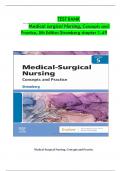 TEST BANK Medical surgical Nursing, Concepts and Practice, 5th Edition Stromberg chapter 1-49