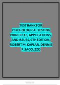 TEST BANK FOR PSYCHOLOGICAL TESTING PRINCIPLES, APPLICATIONS, AND ISSUES, 9TH EDITION, ROBERT M. KAPLAN, DENNIS P. SACCUZZO.pdf