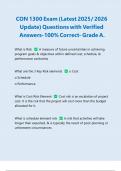 CON 1300 Exam (Latest 2025/ 2026 Update) Questions with Verified Answers-100% Correct- Grade A.