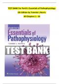 TEST BANK For Porth's Essentials of Pathophysiology 5th Edition by Tommie L Norris All Chapters 1 - 52 with Correct Answers