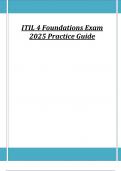 ITIL 4 Foundations Exam 2025 Practice Guide 