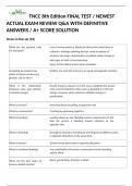 TNCC 8th Edition FINAL TEST / NEWEST ACTUAL EXAM REVIEW Q&A WITH DEFINITIVE ANSWERS / A+ SCORE SOLUTION 