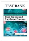 Test Bank for Basic and Applied Concepts of Blood Banking and Transfusion Practices 5th Edition by Howard.