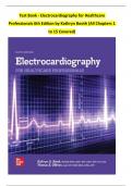 Test Bank For Electrocardiography for Healthcare Professionals 6th Edition by Kathryn Booth All Chapters 1 - 15 ||Complete A+ Guide