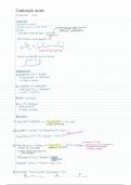 Summary -  Unit 19 - Carboxylic acids and derivatives (chem9701)