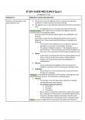 notes taken on chapters in a condensed easily understood format on different aspects of the curriculum