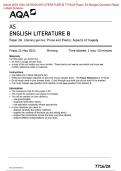 Actual 2024 AQA AS ENGLISH LITERATURE B 7716/2A Paper 2A Merged Question Paper + Mark Scheme Actual 2024 AQA AS ENGLISH LITERATURE B 7716/2A Paper 2A Literary genres: Prose and Poetry: Aspects of tragedy Merged Question Paper + Mark Scheme